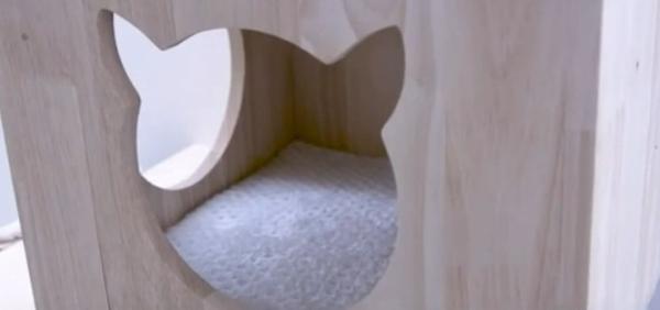 Katzenhöhle Wandmontage